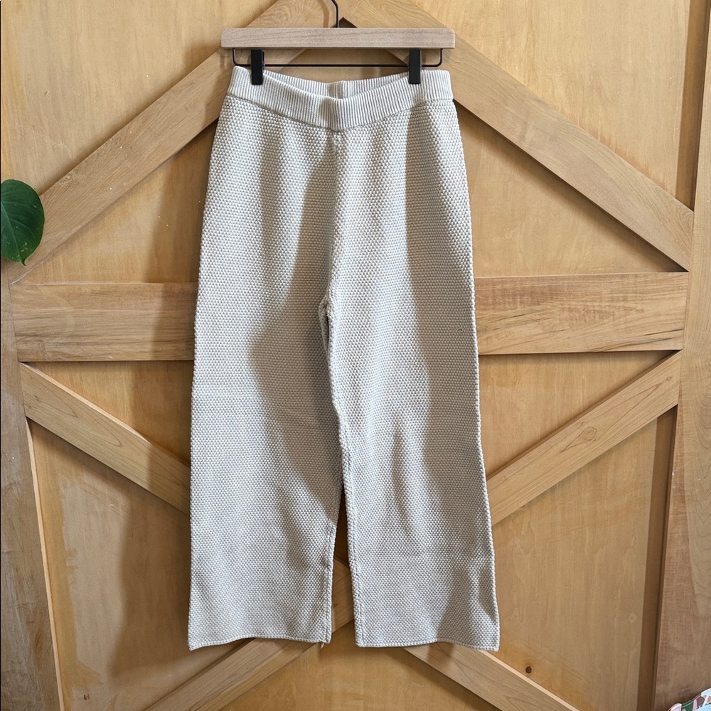 Amazon Cream Textured Women's Pants